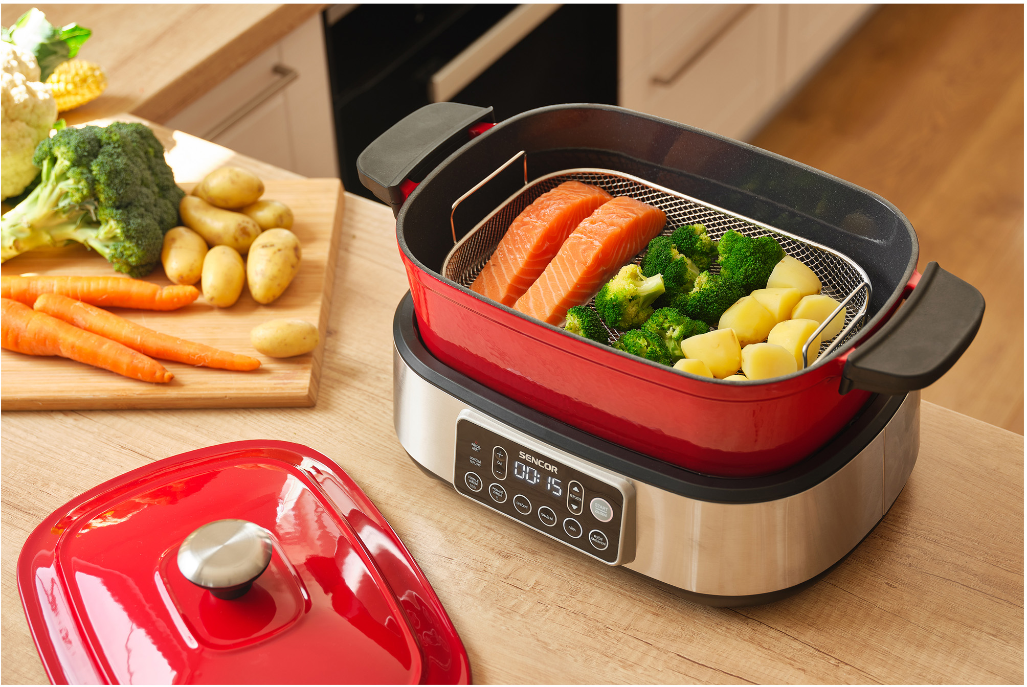 Multifunkční hrnec SENCOR SPR 6410RD-CZE2