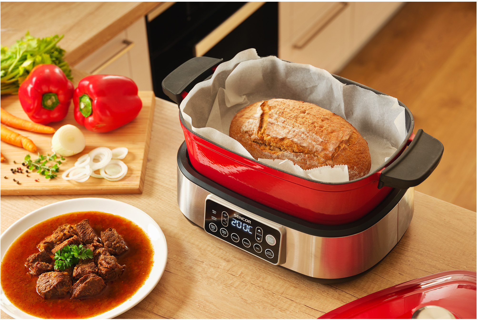 Multifunkční hrnec SENCOR SPR 6410RD-CZE2