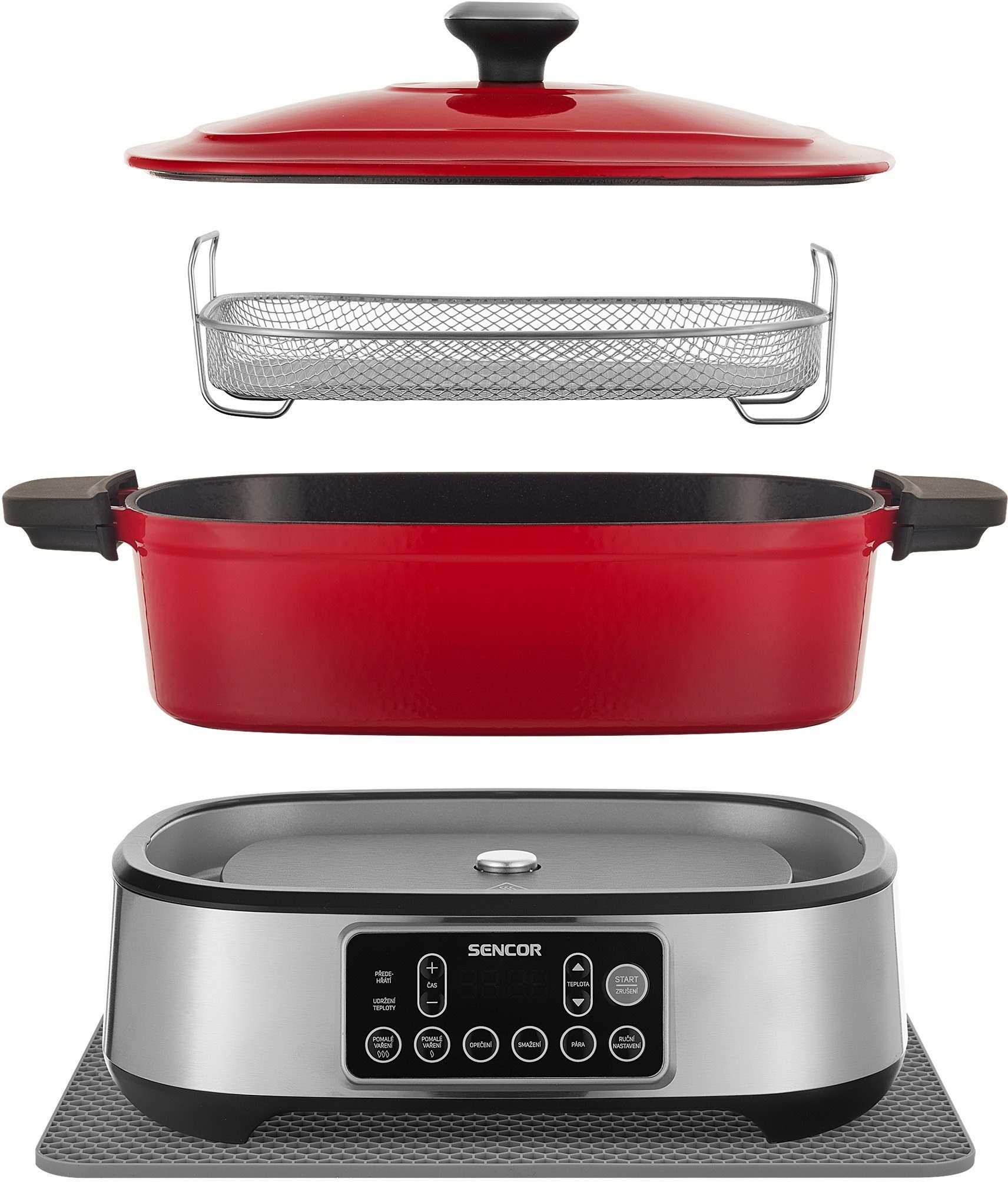 Multifunkční hrnec SENCOR SPR 6410RD-CZE2