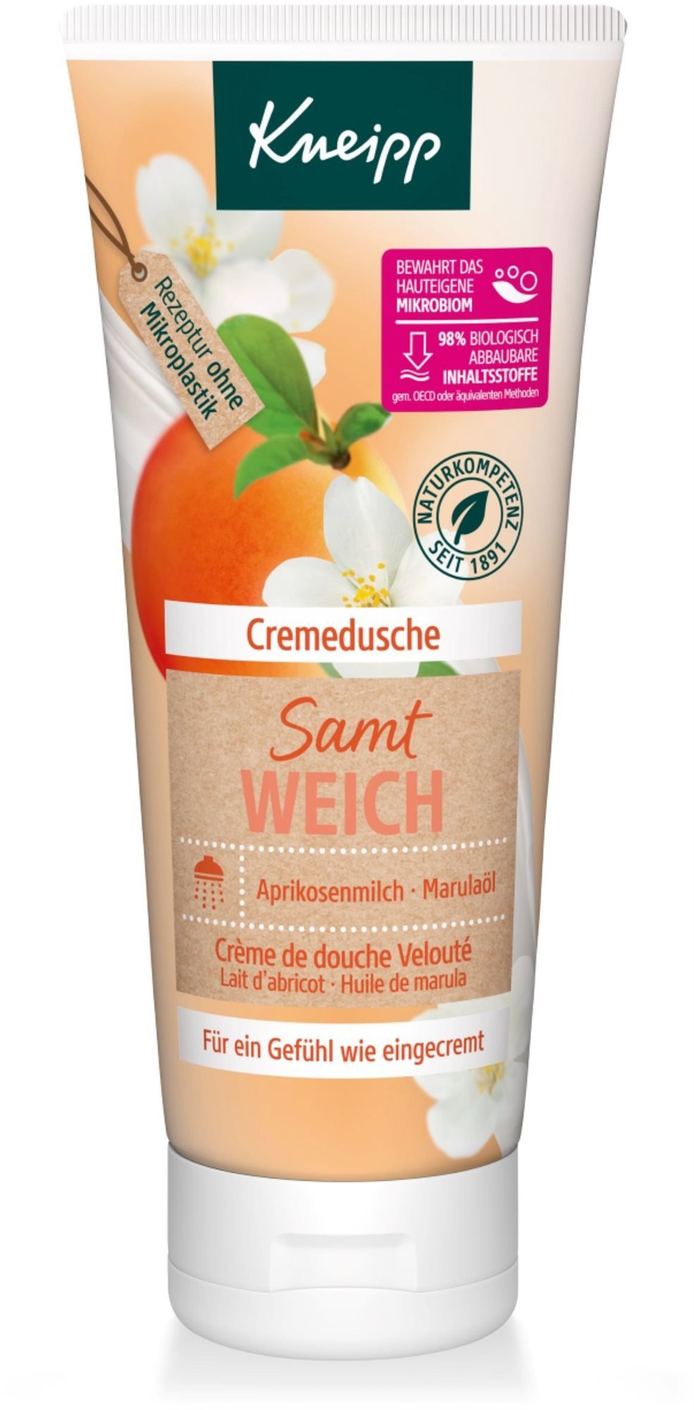 Sprchový gel KNEIPP Sprchový gel As Soft As Velvet 200 ml