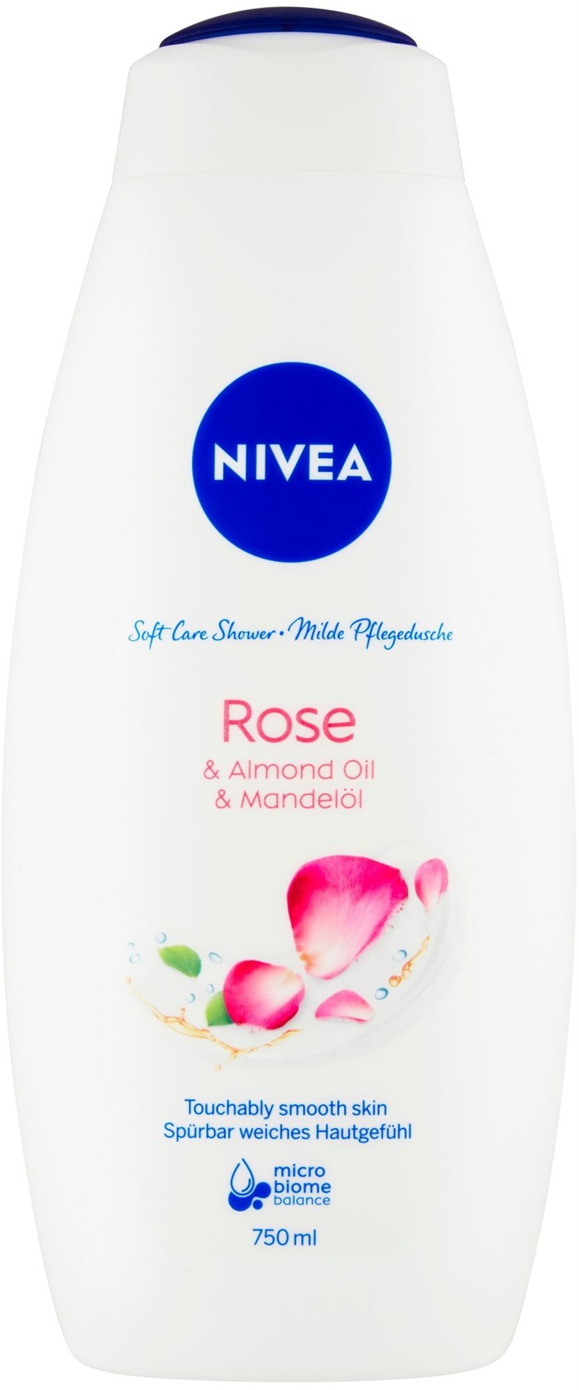 Sprchový gel NIVEA Shower Rose&Almond Oil