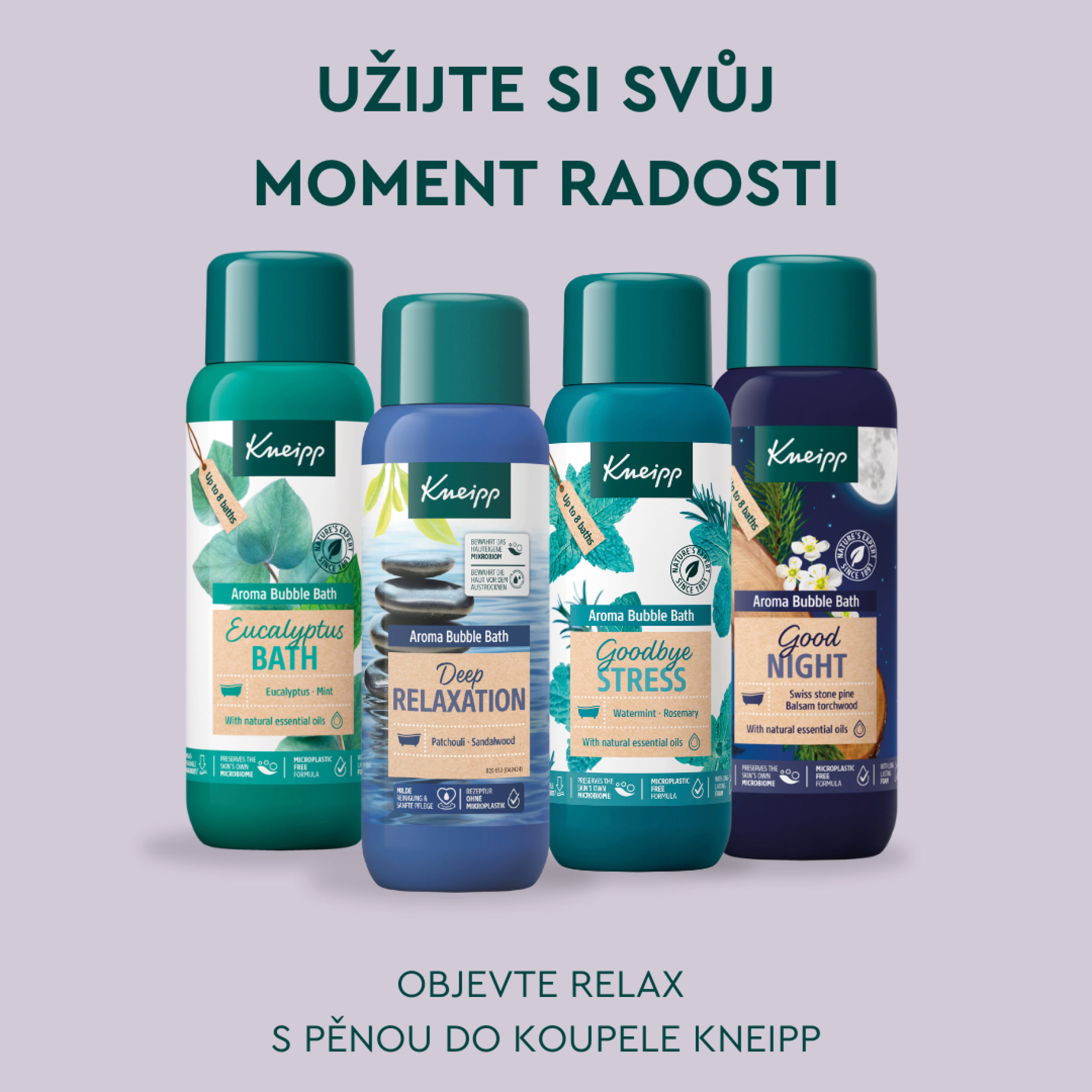 Pěna do koupele KNEIPP Pěna do koupele Goodbye Stress 400 ml