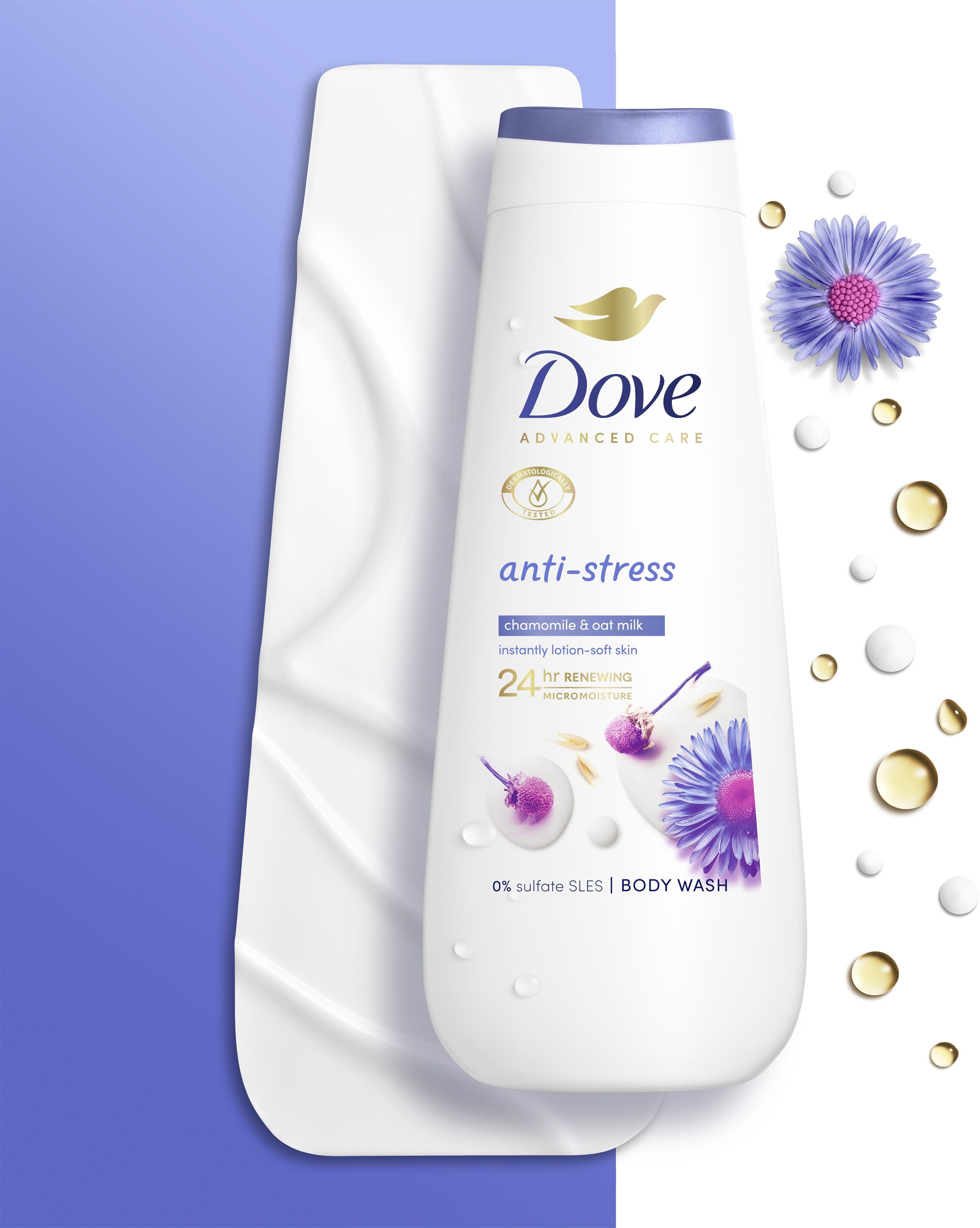 DOVE Advanced Care Antistressz tusfürdő 600 ml