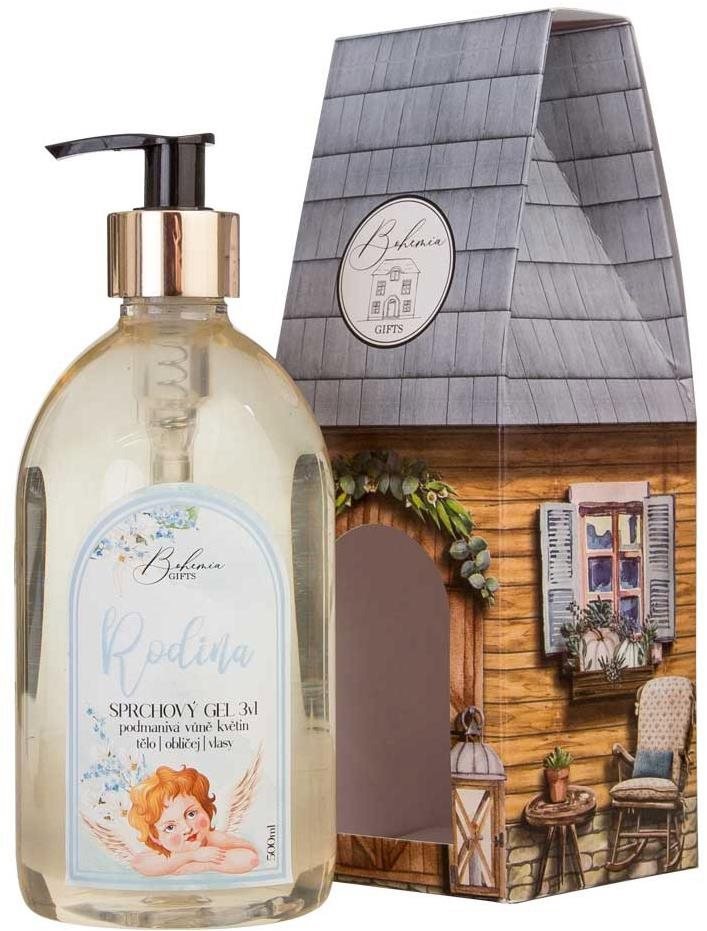 Sprchový gel BOHEMIA GIFTS Domeček Rodina 3v1 500 ml