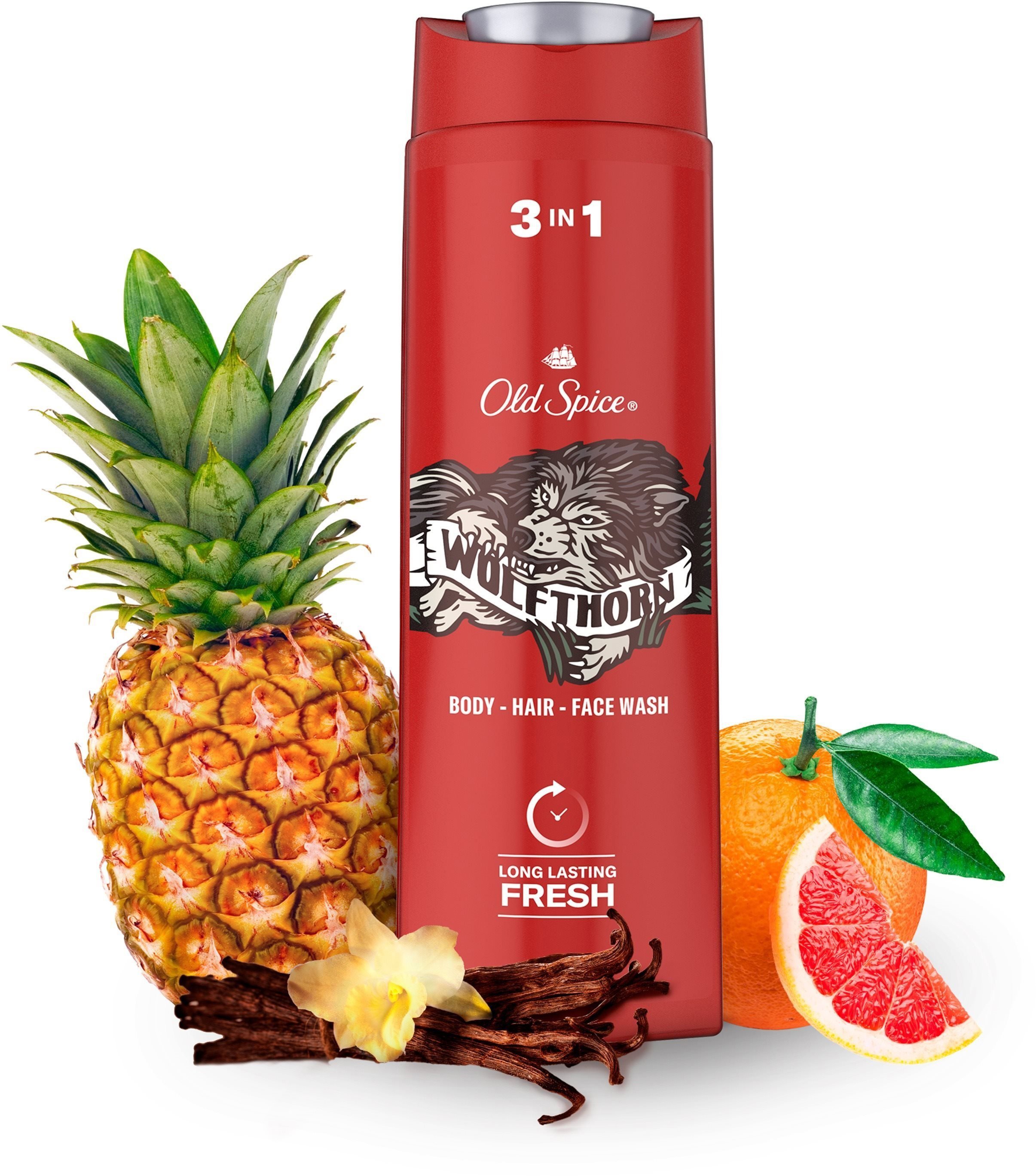 Sprchový gel Old spice Wolfthorn Sprchový gel a šampon 3v1 400ml