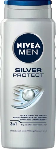 NIVEA MEN Silver Protect Shower Gel 500 ml
