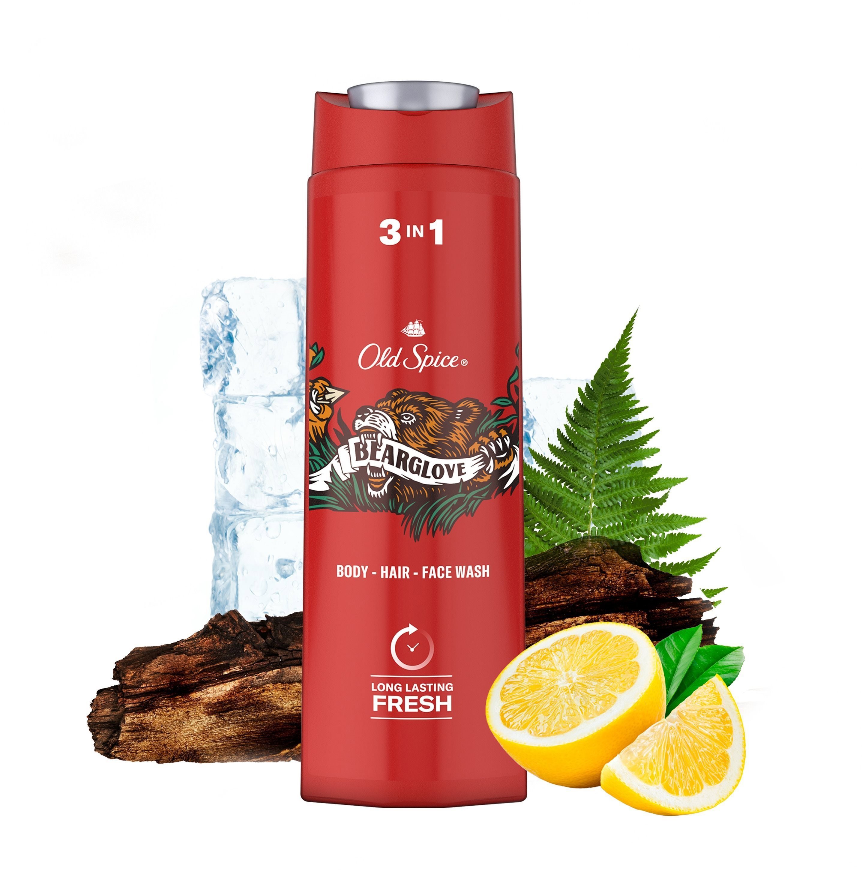 Sprchový gel Old spice Bearglove Sprchový gel a šampon 3v1 400ml