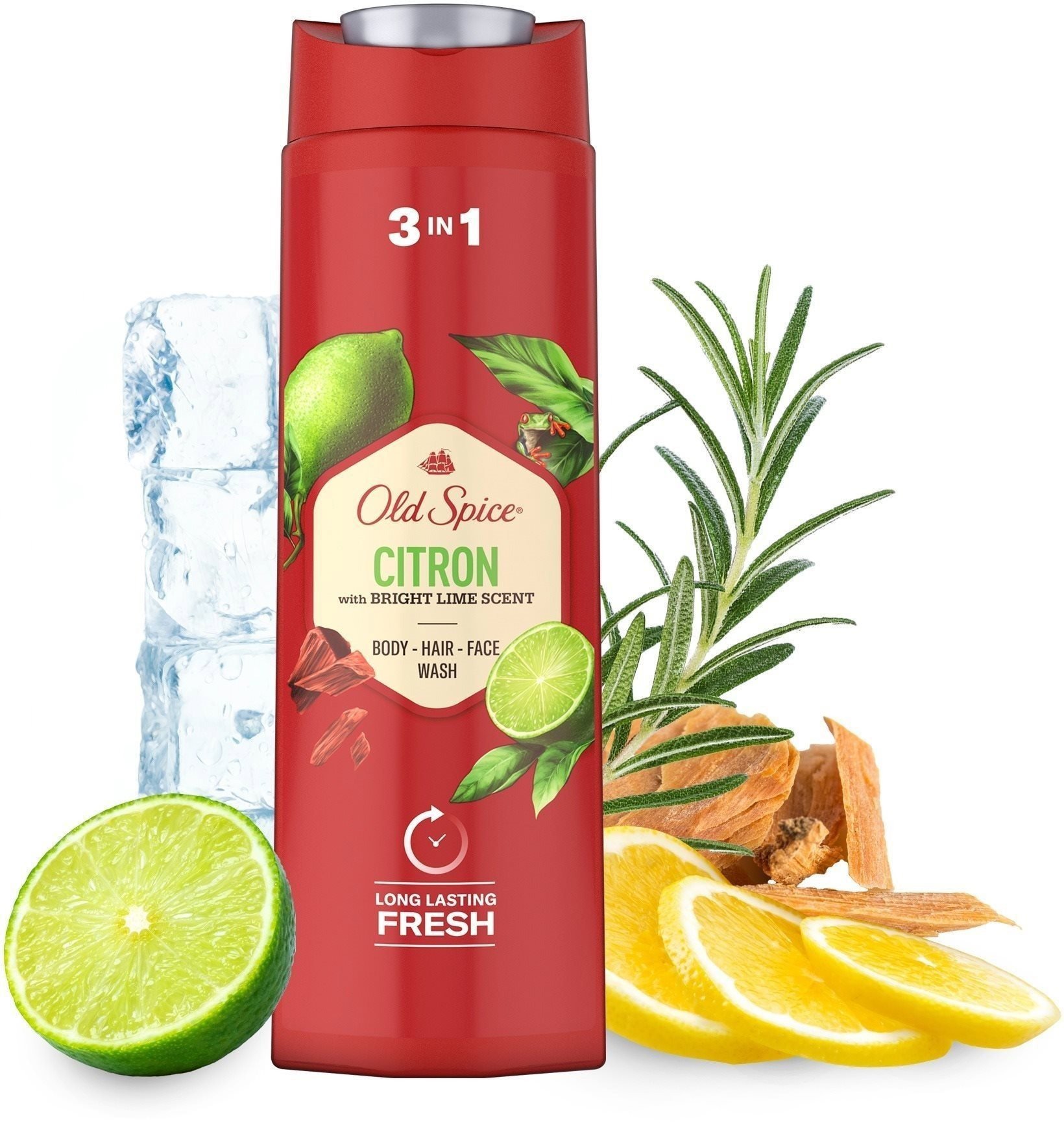 Old spice Citron tusolózselé és sampon 3in1 400ml