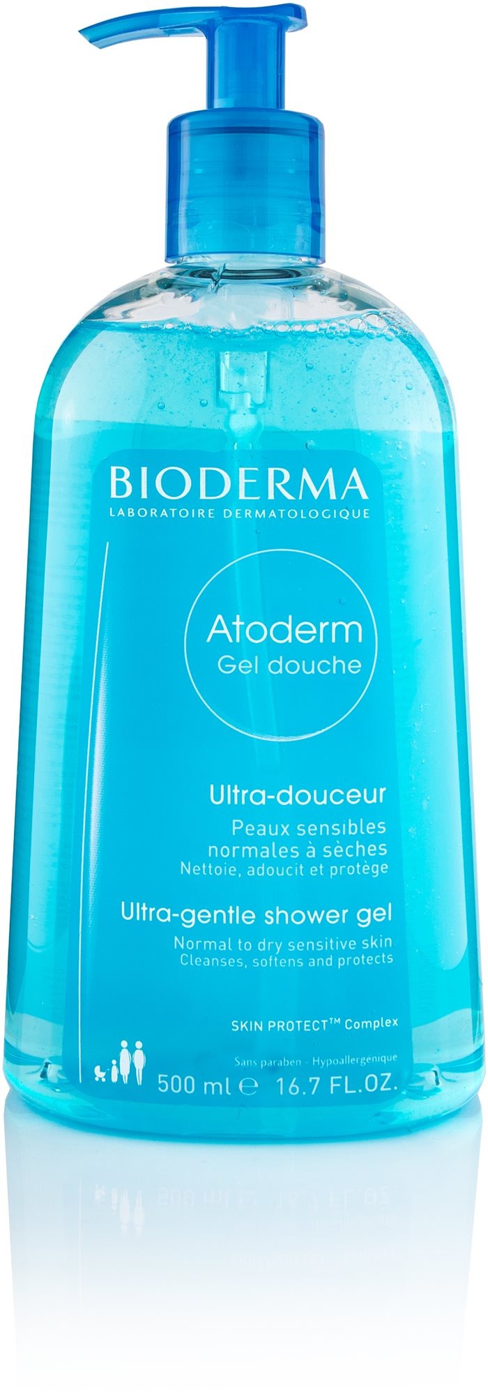 Sprchový gel BIODERMA Atoderm je vyroben jako hypoalergenní