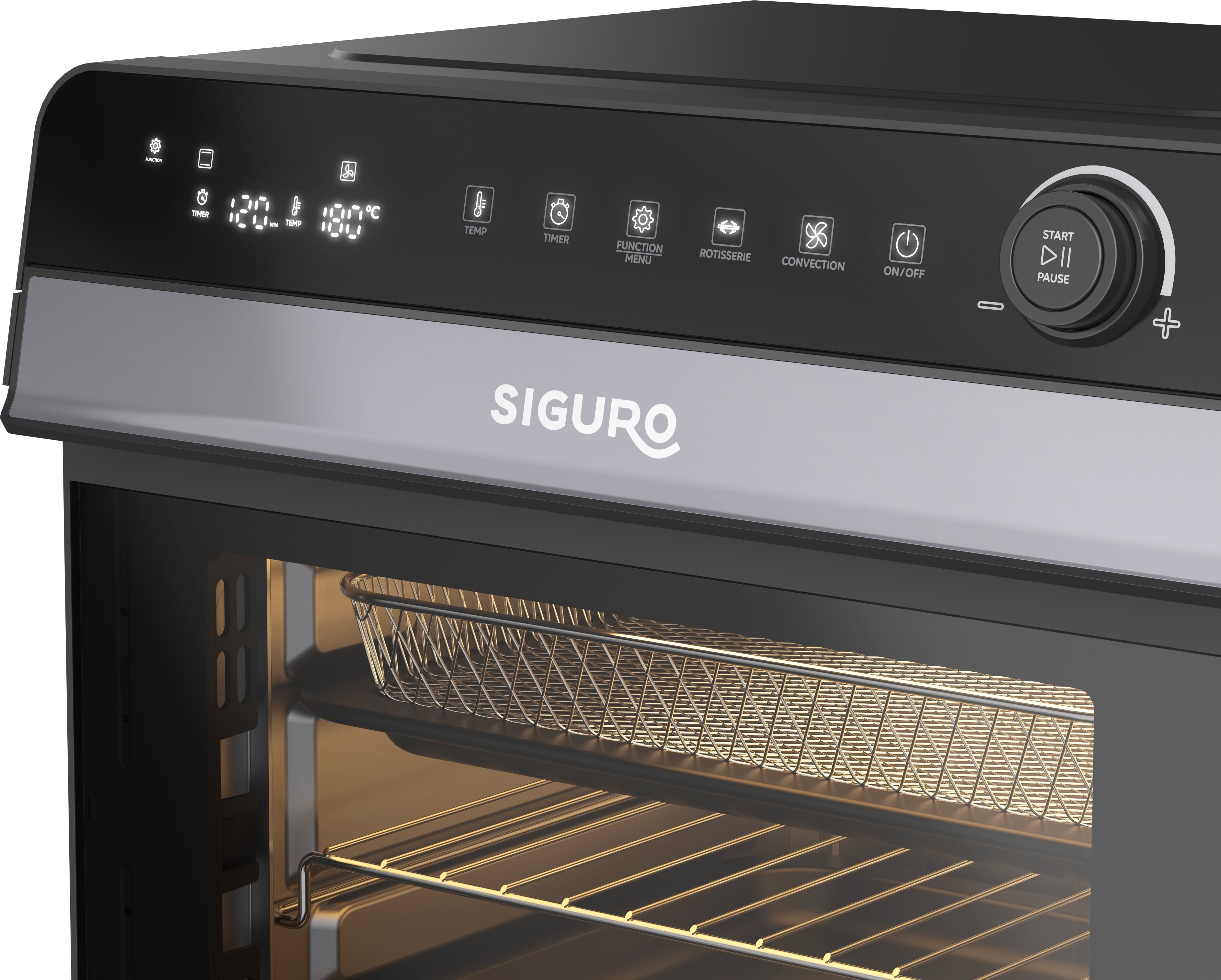 Mini trouba Siguro CO-L280B Air Fry Roast Premium