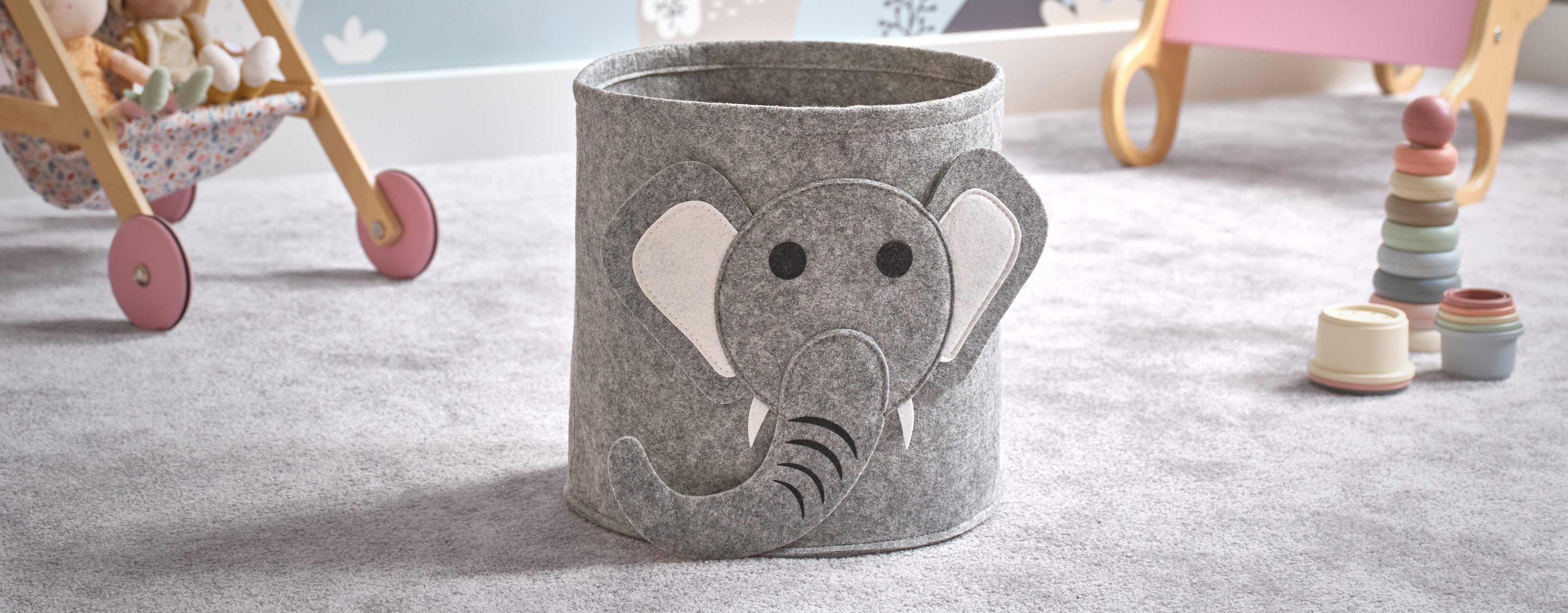 Dětský úložný box Siguro Elephant