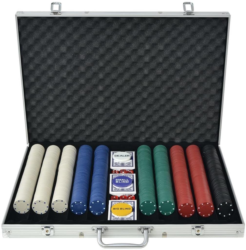 Shumee Poker set s 1000 žetony hliník