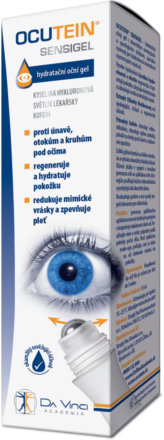 Oční kapky Ocutein SENSIGEL hydratační oční gel 15ml DaVinci