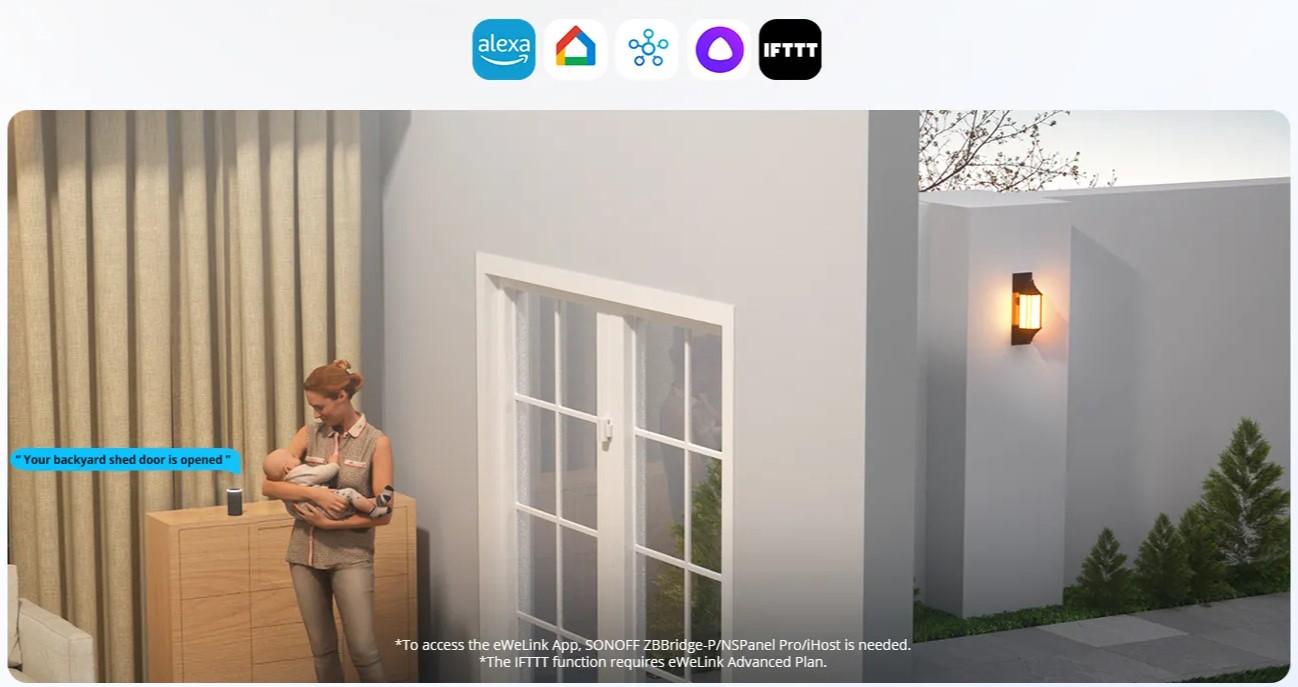 Tür- und Fenstersensor SONOFF SNZB-04P Zigbee Door/Window Sensor