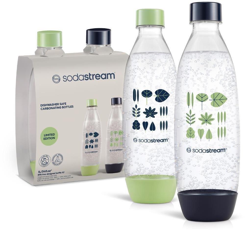 SODASTREAM palackbiztosíték 2 x 1 l zöld/kék mosogatógéphez