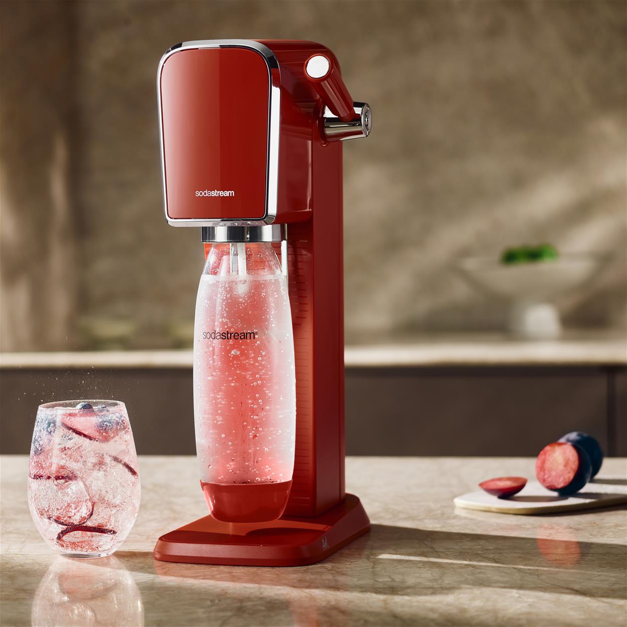 Výrobník sódy SodaStream ART Mandarin Red