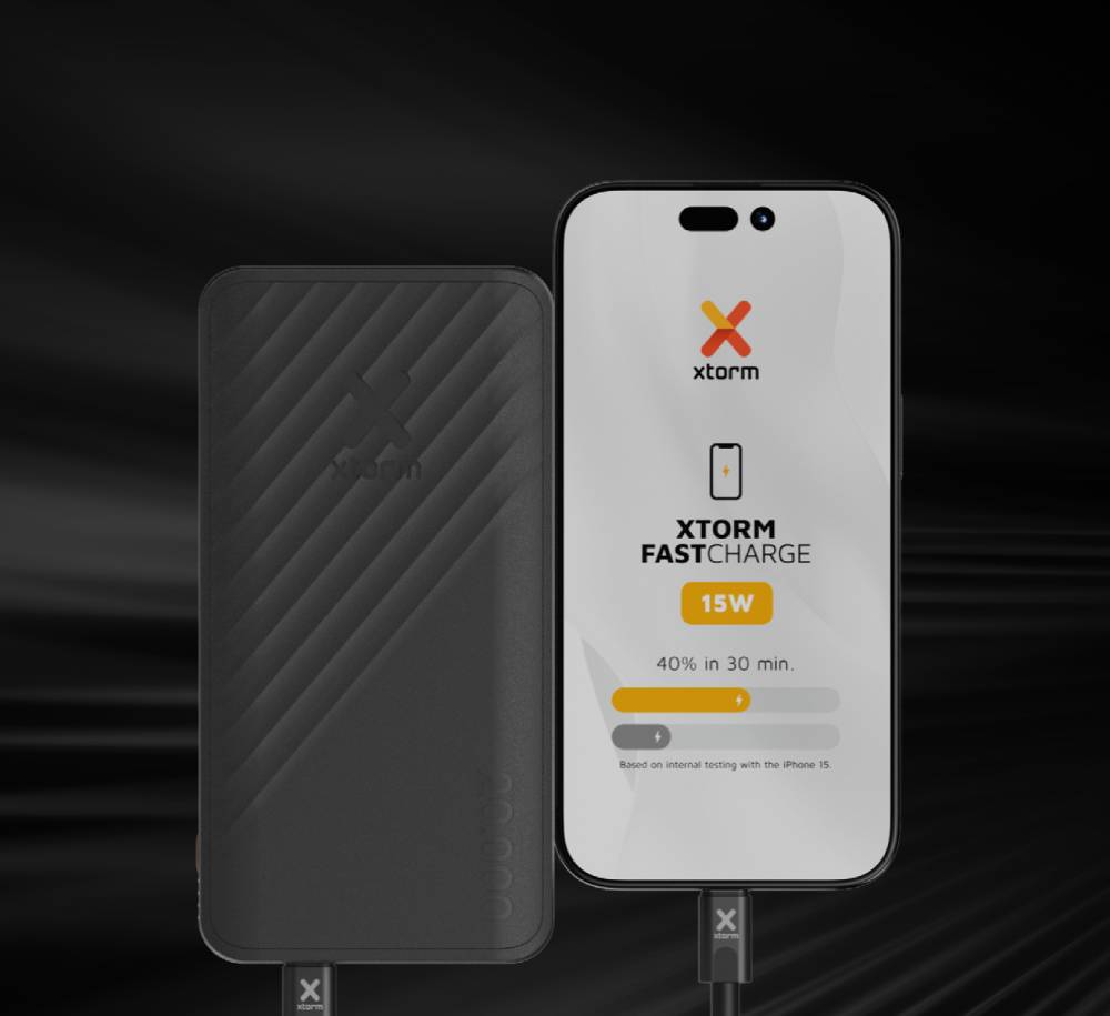Kompakte Powerbank Xtorm 15W Go2 20.000 mAh