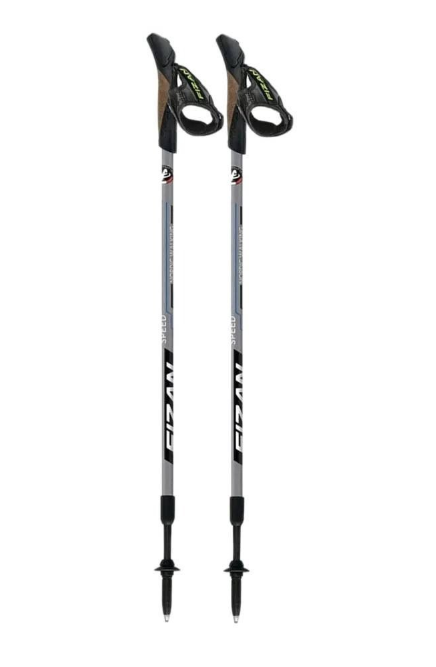 Nordic walking poles FIZAN SPEED Black