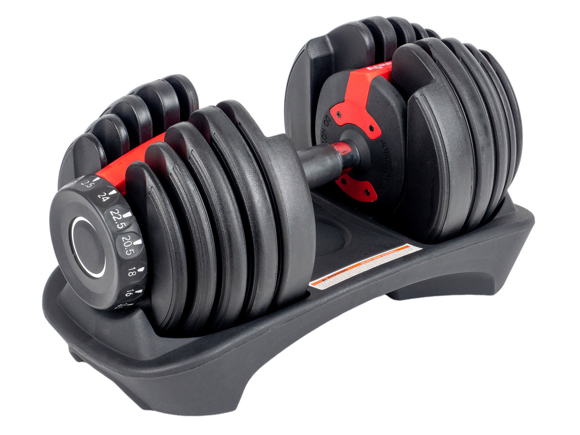 Acra dumbbell set Set 15 dumbbells in 1, adjustable dumbbell 24 kg
