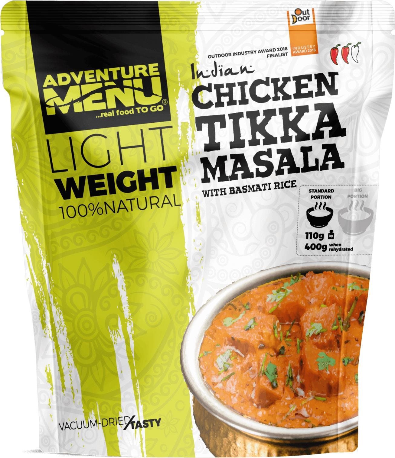 MRE Adventure Menu - Kuře Tikka Masala s rýží basmati