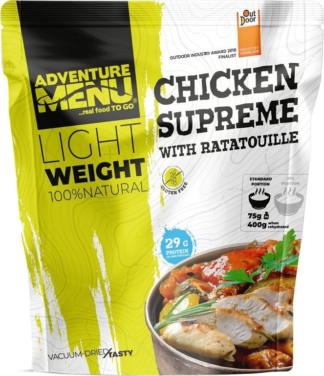 MRE Adventure Menu - Kuřecí supreme s ratatouille