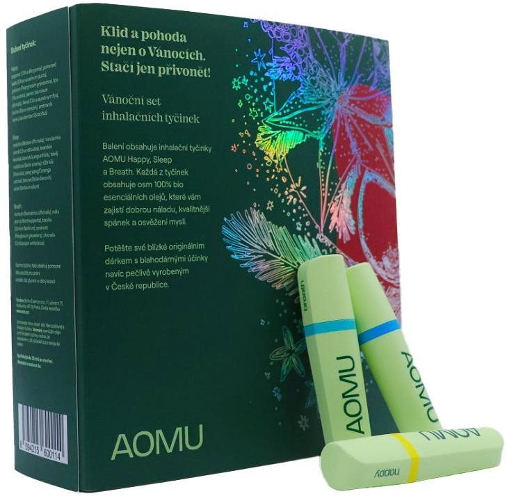 AOMU Christmas set - inhalation stick Happy, Sleep and Breath