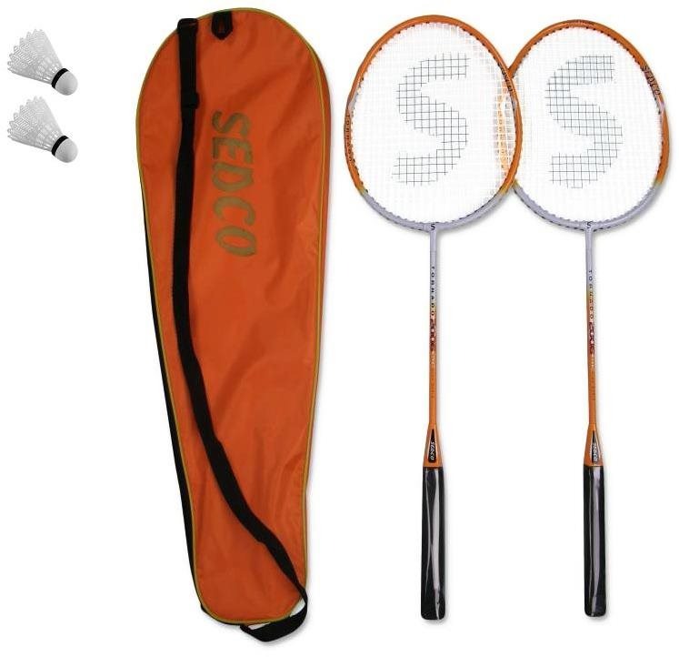 Badmintonový set SEDCO  TORNADO 2006S obsahuje dvě rakety