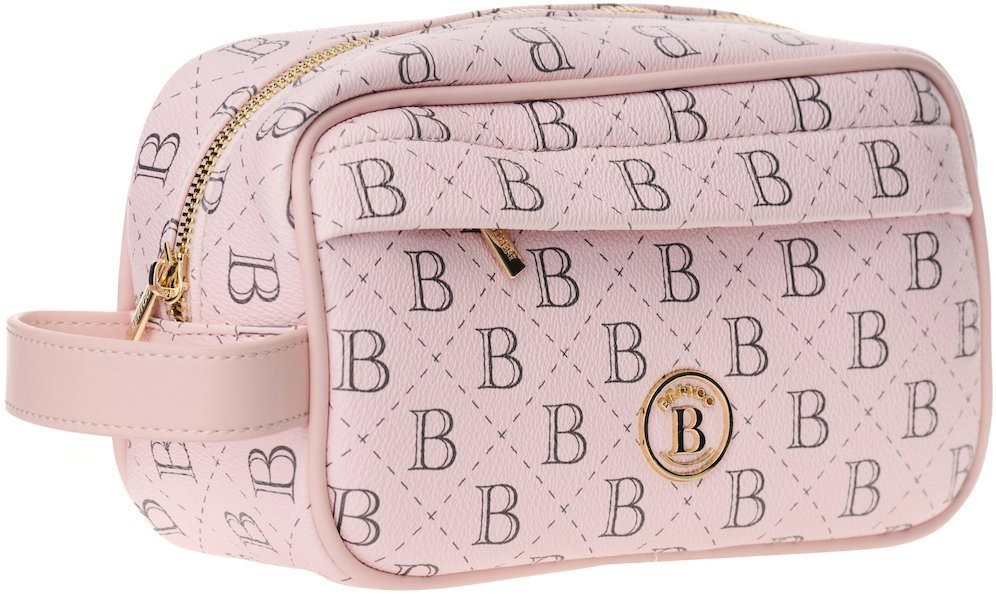 Cosmetic bag BERTOO Cosmetic bag Nicola pink logo