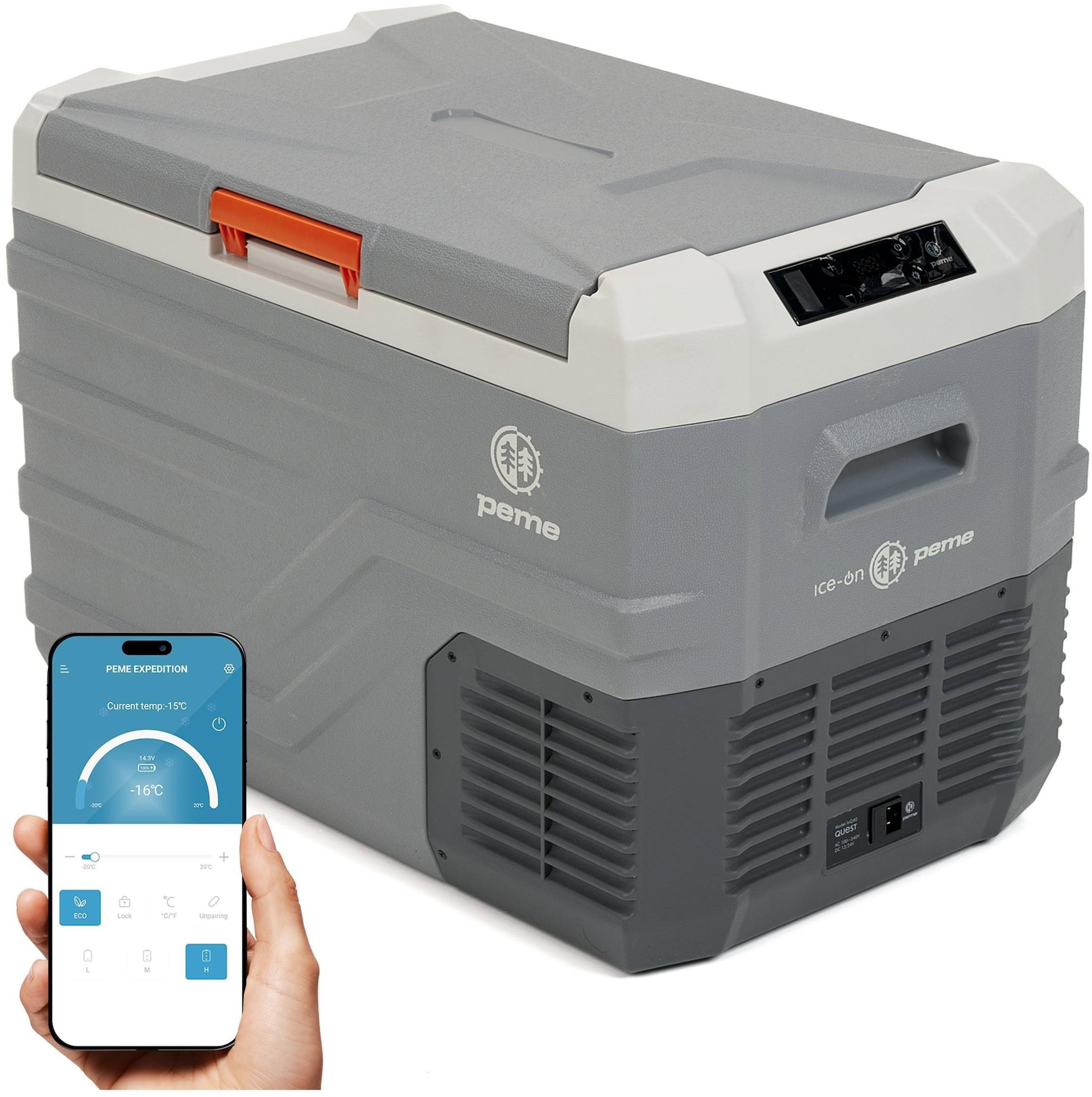 Peme Cooling box Quest 40 l, 12/230 V, grey