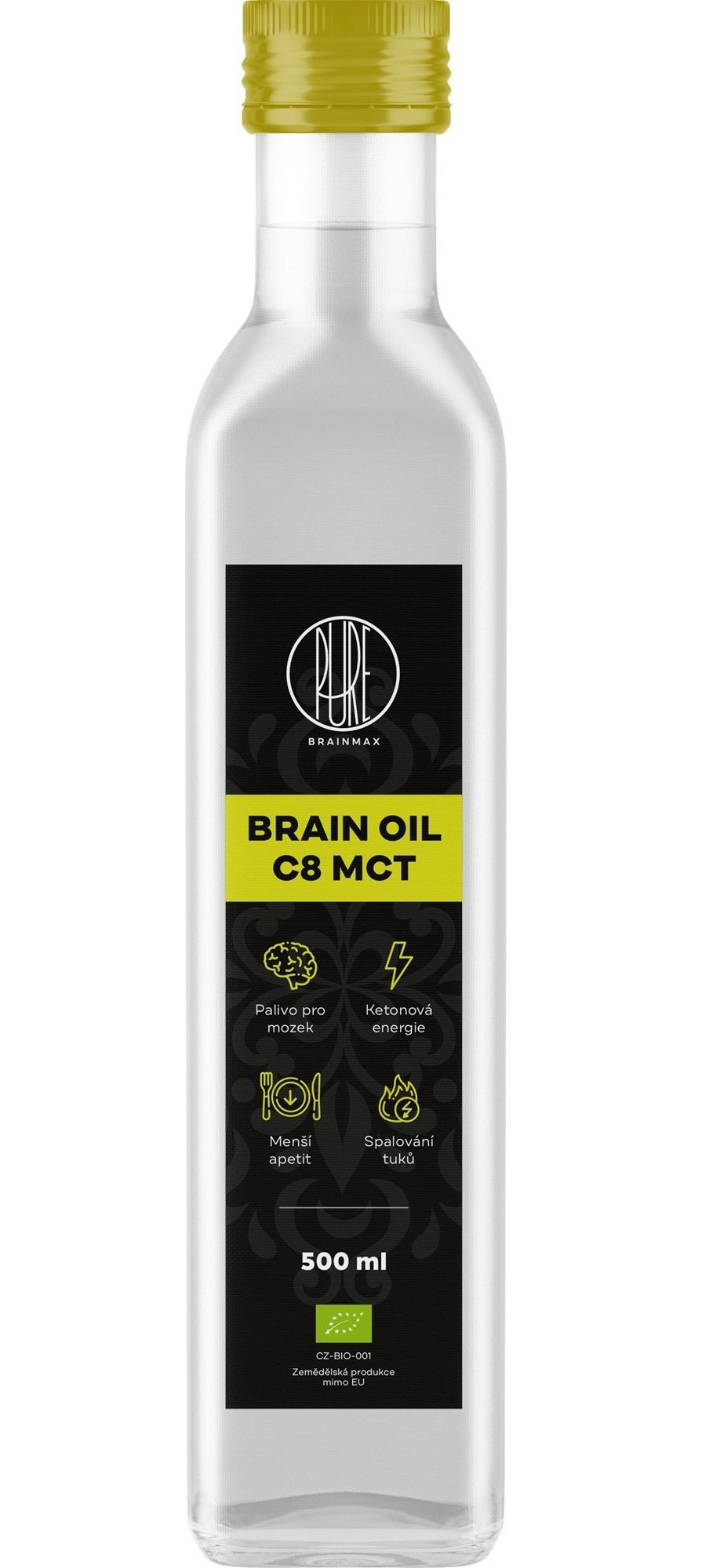 BrainMax Pure Brain MCT Oil C8 BIO