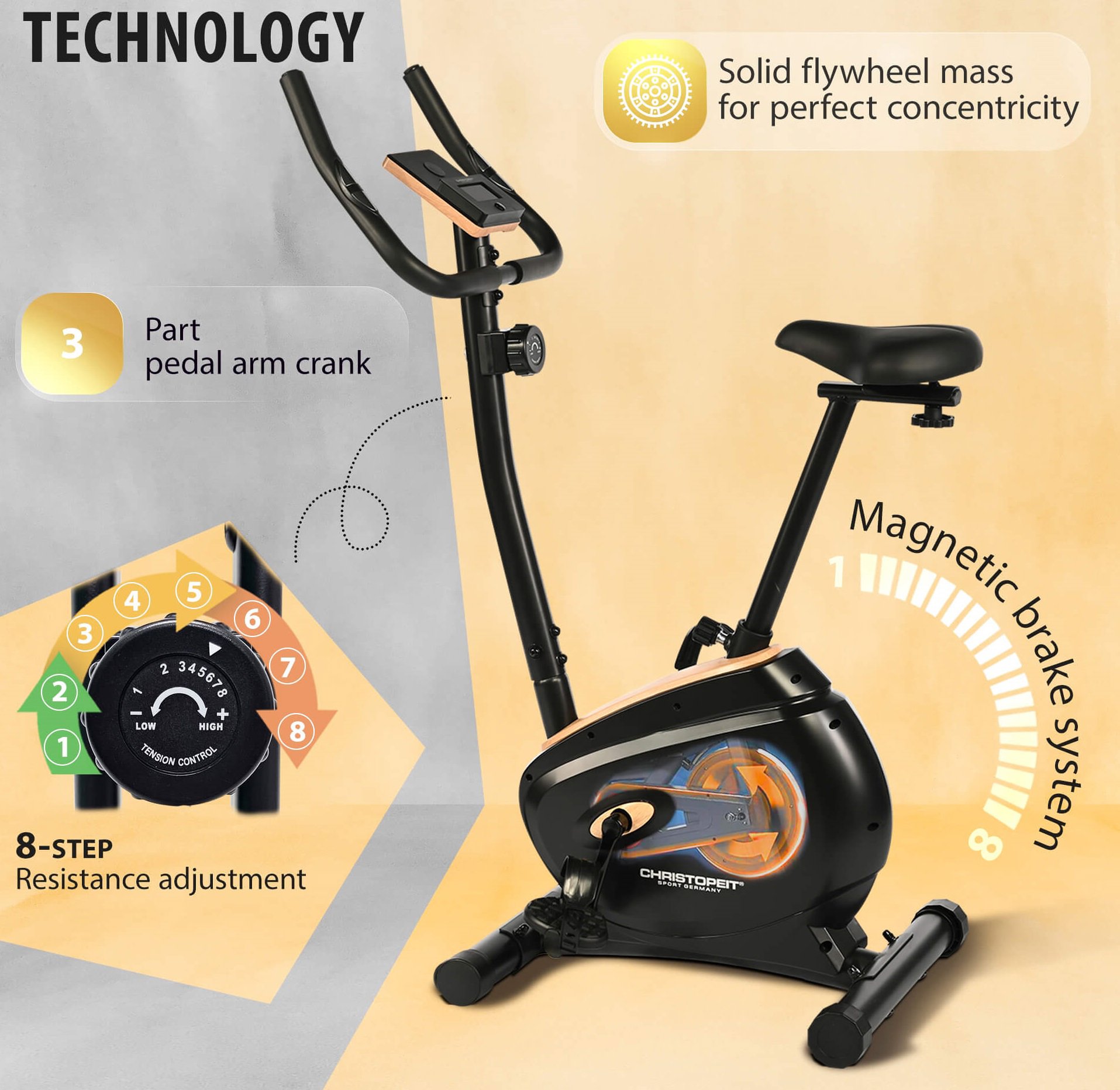 Rotoped Christopeit Home Trainer Delta