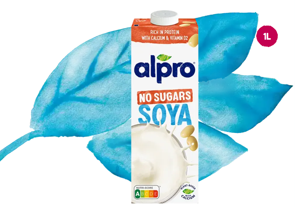 Vegetable drink Alpro Soy drink unsweetened 8 × 1 l