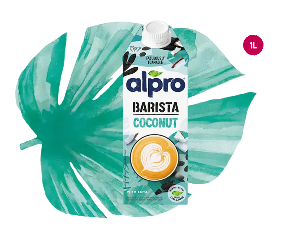 Vegetable drink Alpro Barista soy-coconut drink 8 × 750 ml