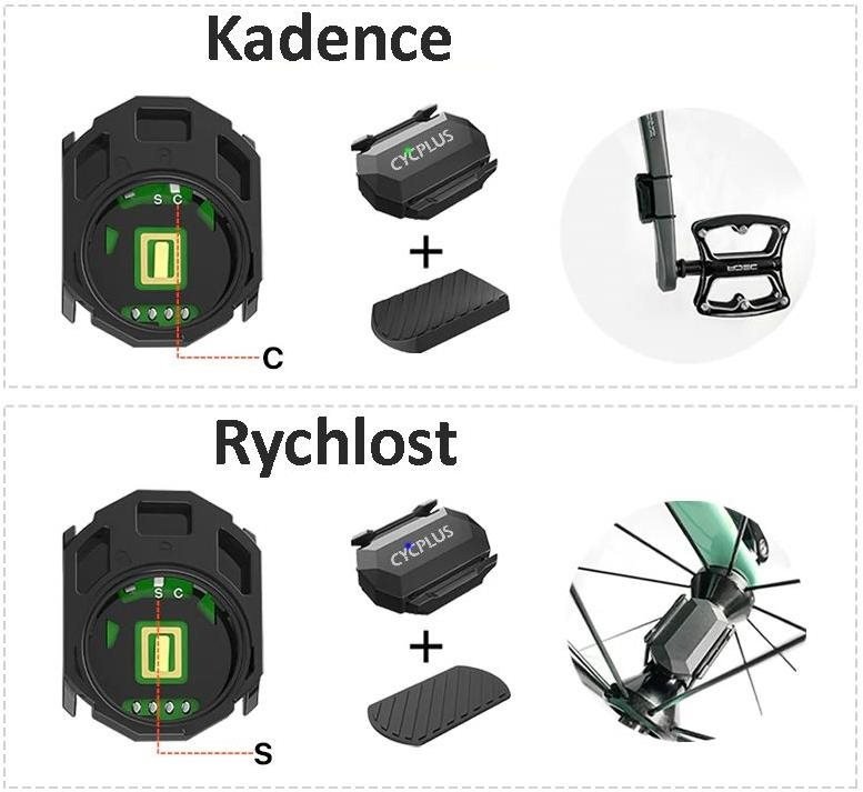 Cycplus Speed and cadence sensor 2in1 C3