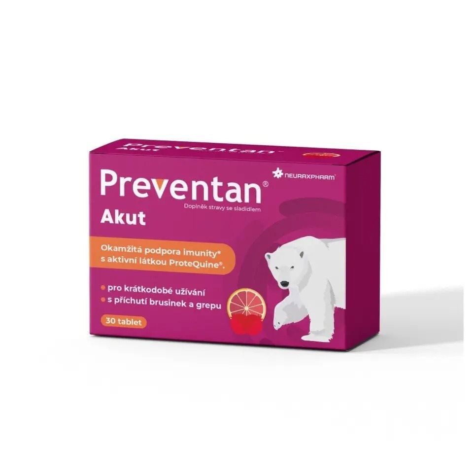 Preventan Akut with cranberry and grapefruit flavour