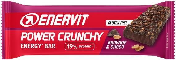 Energetická tyčinka Enervit Power Crunchy Bar 40 g, brownie – čokoláda