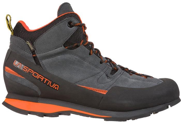 Turistické topánky La Sportiva Boulder X Mid – Carbon/Flame