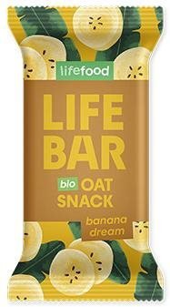 Flapjack Lifefood BIO Lifebar Oat Snack banánový