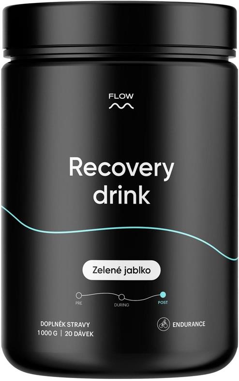 Flow Recovery drink 1000g, zelené jablko