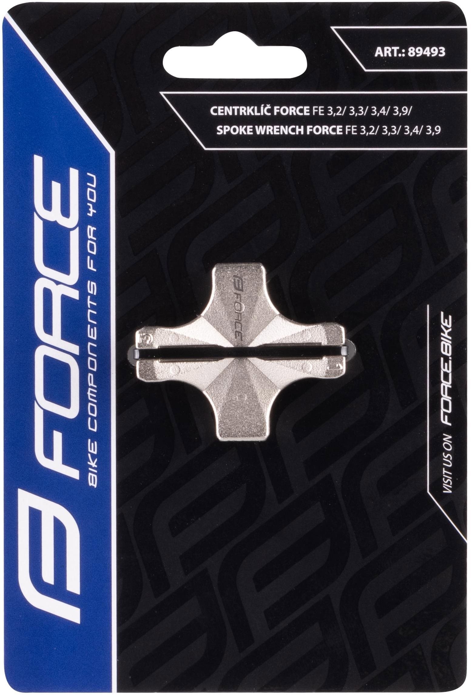 Force centre key Fe centre key 3,2/3,3/3,4/3,9 mm