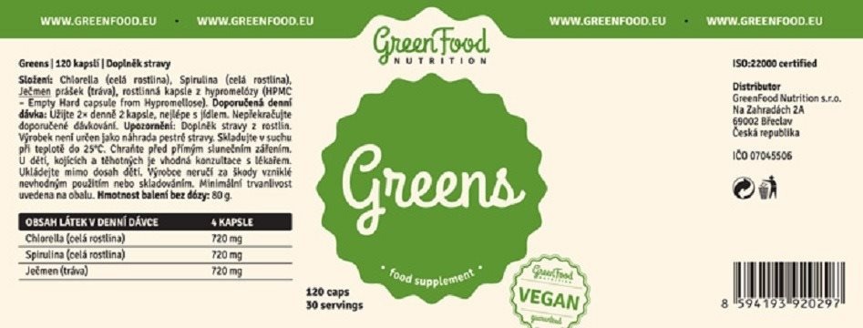 GreenFood Nutrition Greens