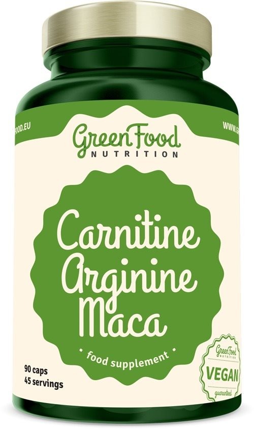GreenFood Nutrition Carnitin Arginin Maca
