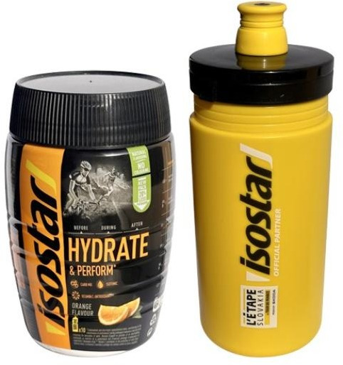 Isostar Hydrate & perform powder 400 g, pomeranč + bidon gratis
