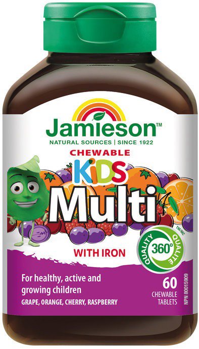 Multivitamin Jamieson Kids Multivitamin 60 sucking tablets