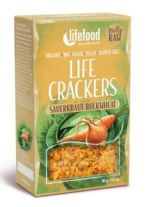 Healthy chips LIFEFOOD LIFE CRACKERS Vegetable chips RAW BIO