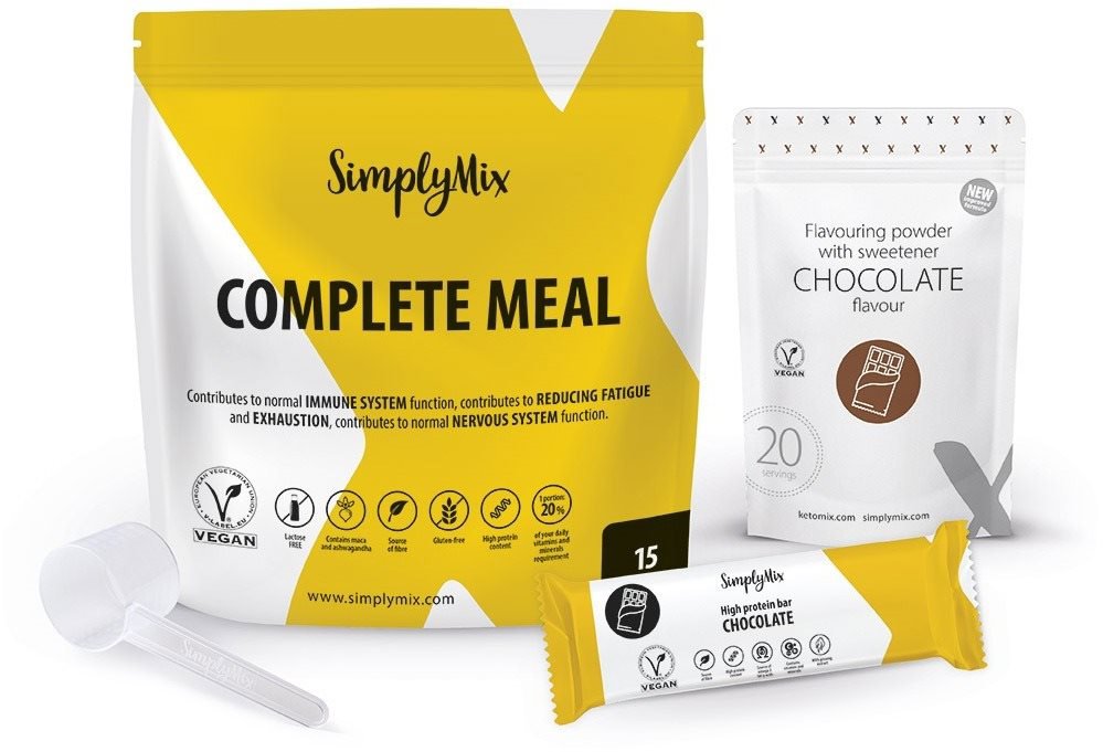 Trvanlivé jídlo SimplyMix koktejl 1380 g