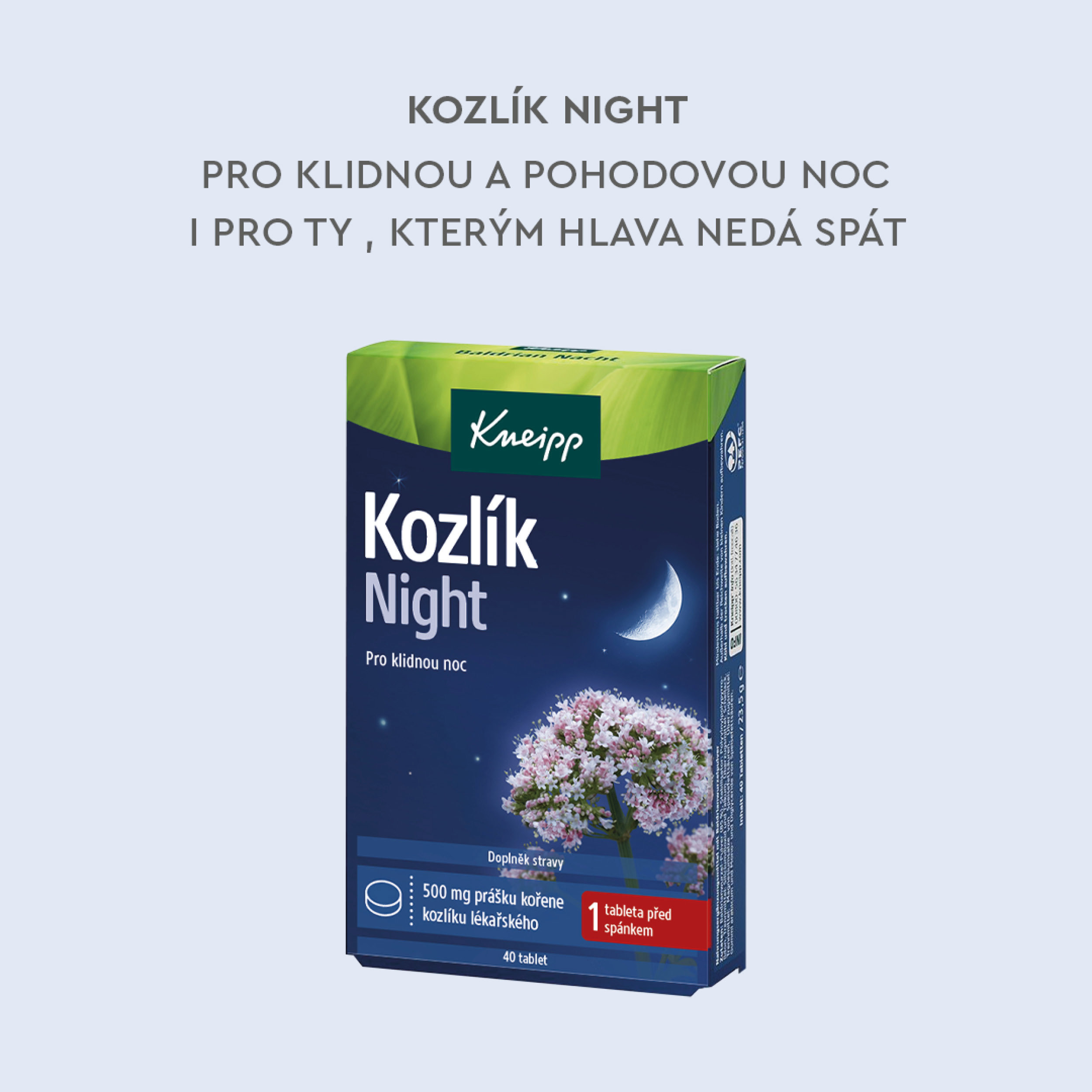 Doplněk stravy Kneipp Kozlík Night 40 ks