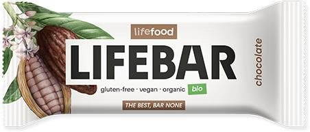 Raw tyčinka LIFEFOOD LIFEBAR tyčinka čokoládová RAW BIO 40 g