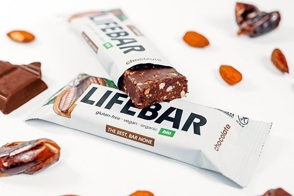 Raw tyčinka LIFEFOOD LIFEBAR tyčinka čokoládová RAW BIO 40 g