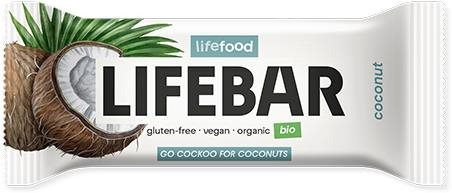 Raw tyčinka LIFEFOOD LIFEBAR tyčinka kokosová BIO 40 g